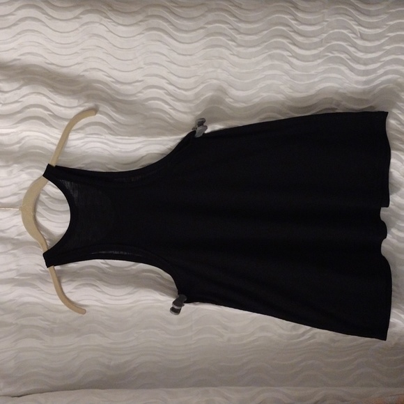Intimately Free People Sz M Black Tank Top Free Flowing could use for Maternity - Picture 2 of 4